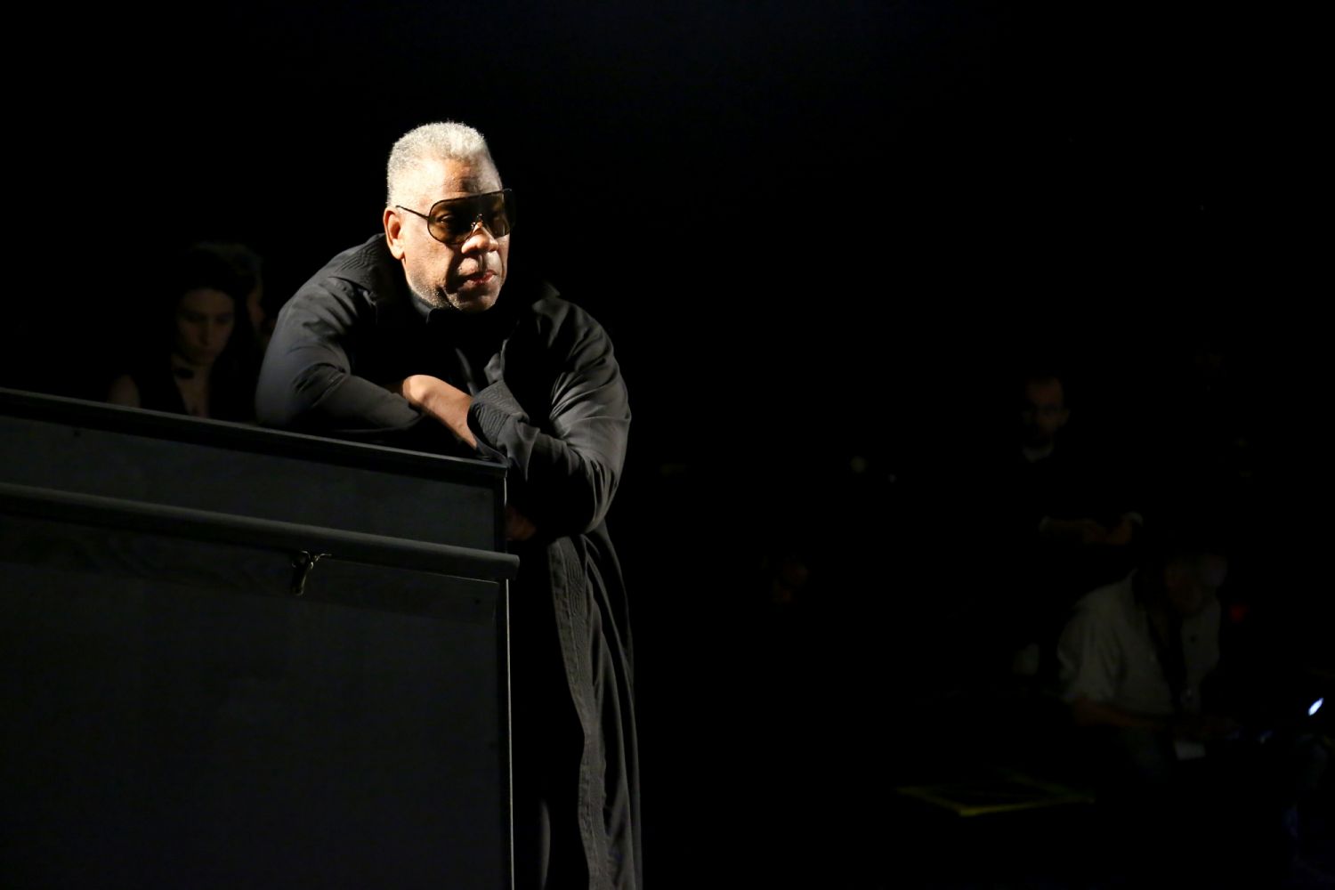 NEW YORK, NY - SEPTEMBER 13: Fashion editor André Leon Talley at Prabal Gurung Spring 2016 during New York Fashion Week: The Shows at The Arc, Skylight at Moynihan Station on September 13, 2015 in New York City. (Photo by Astrid Stawiarz/Getty Images for NYFW: The Shows)