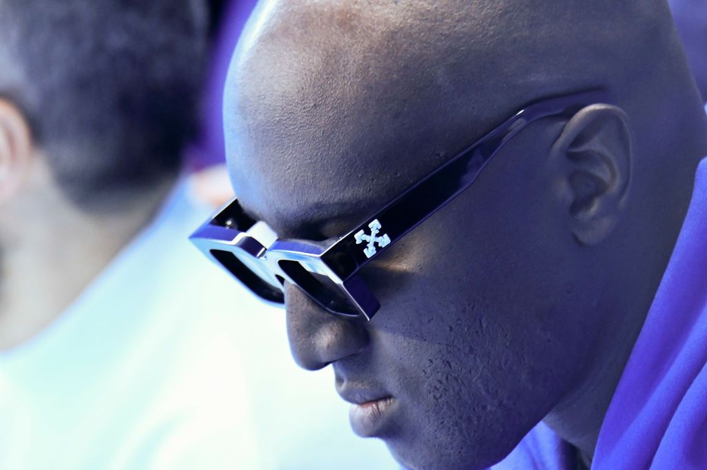 PARIS, FRANCE - JANUARY 16: Fashion designer Virgil Abloh walks the runway during the Louis Vuitton Menswear Fall/Winter 2020-2021 show as part of Paris Fashion Week on January 16, 2020 in Paris, France. (Photo by Victor VIRGILE/Gamma-Rapho via Getty Images)