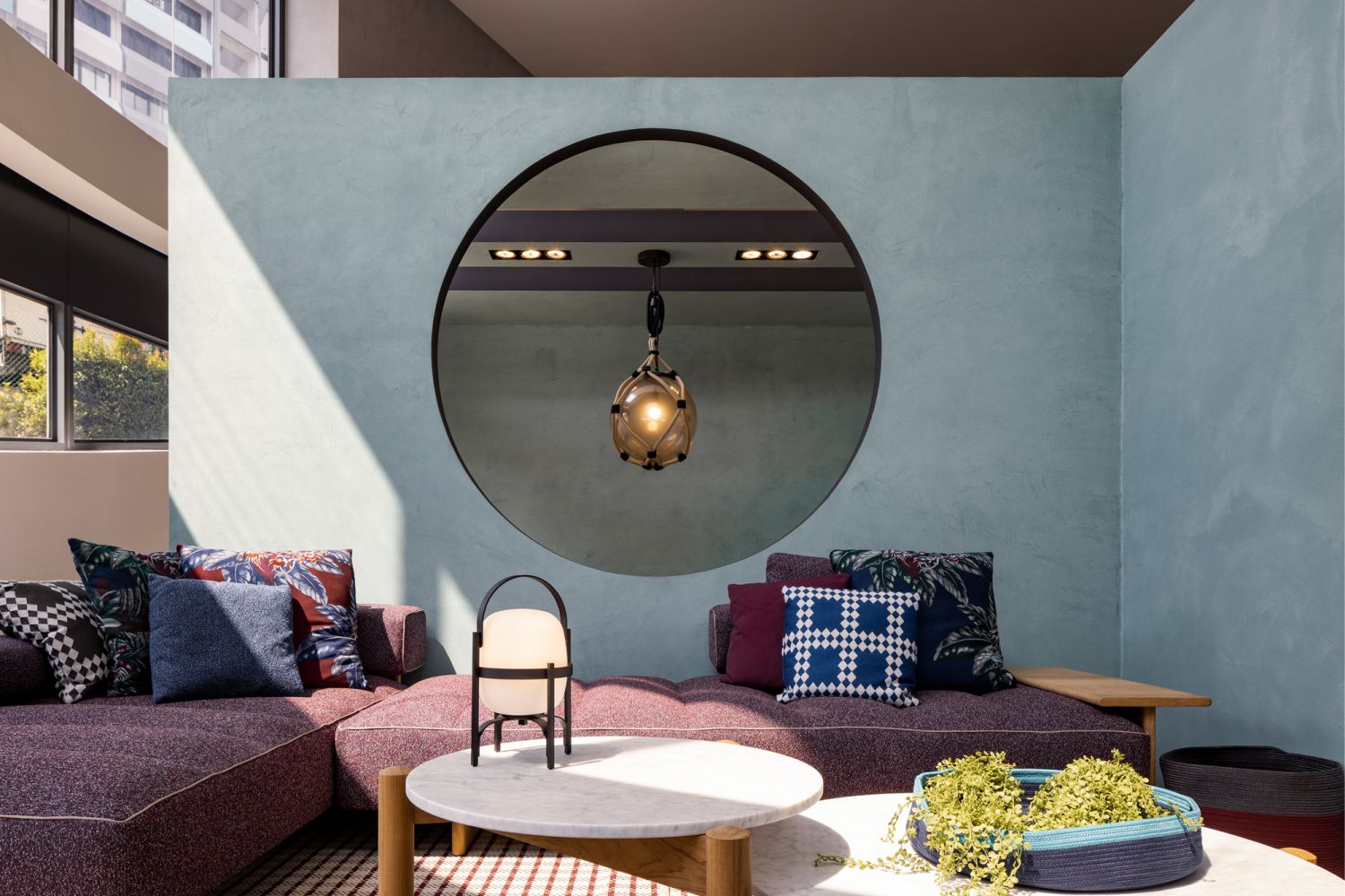 The furnishings are placed in carefully designed settings for decor inspiration