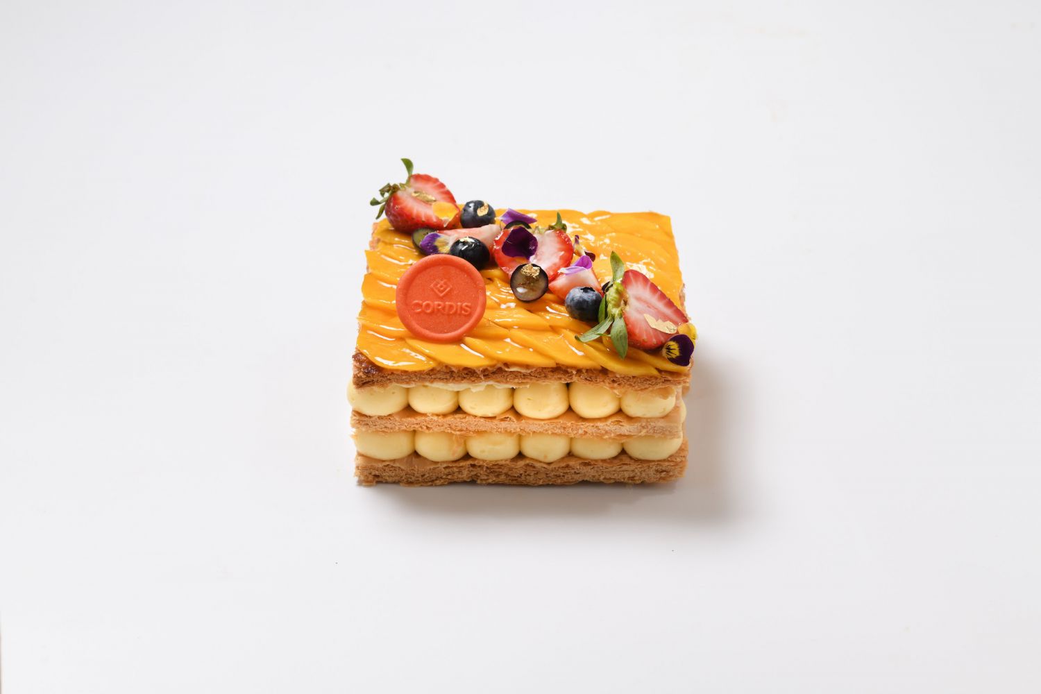 Mango Napoleon Cake