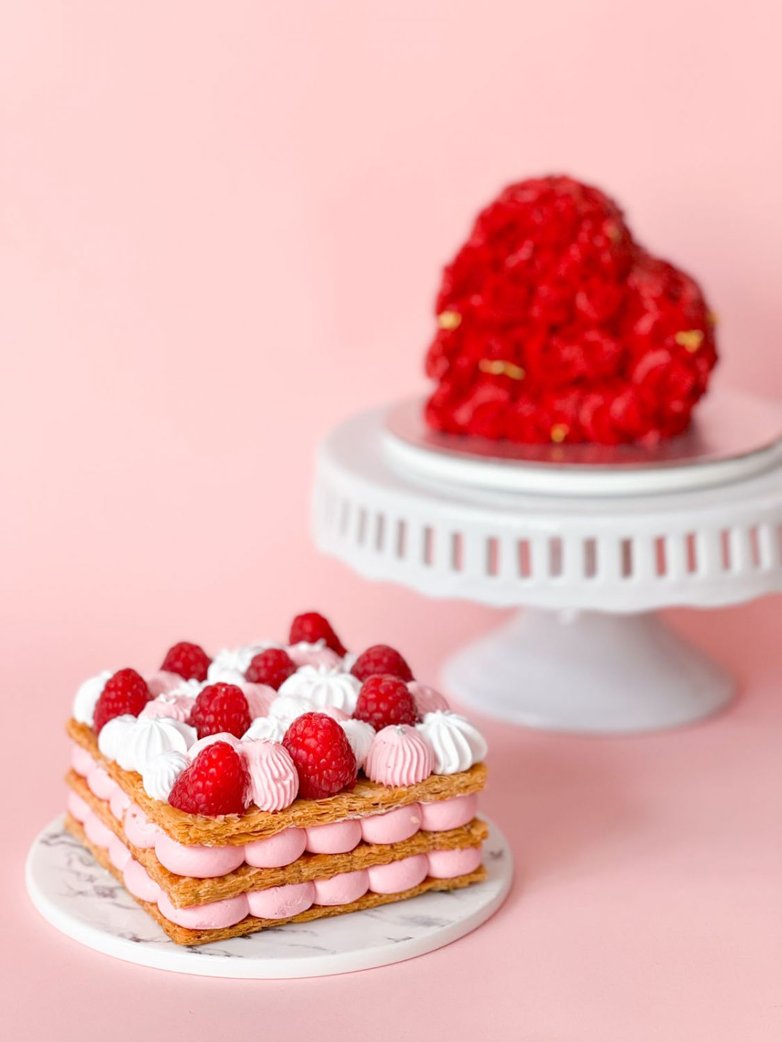 Mon Petit Mille Feuille 荔枝紅莓純素千層酥 2
