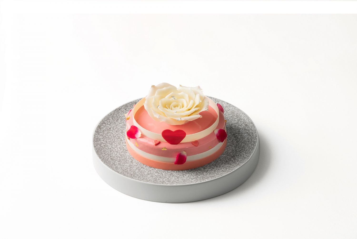 Valentine’s Day Limited-edition Cake - Rose Strawberry Vanilla Mousse Cake