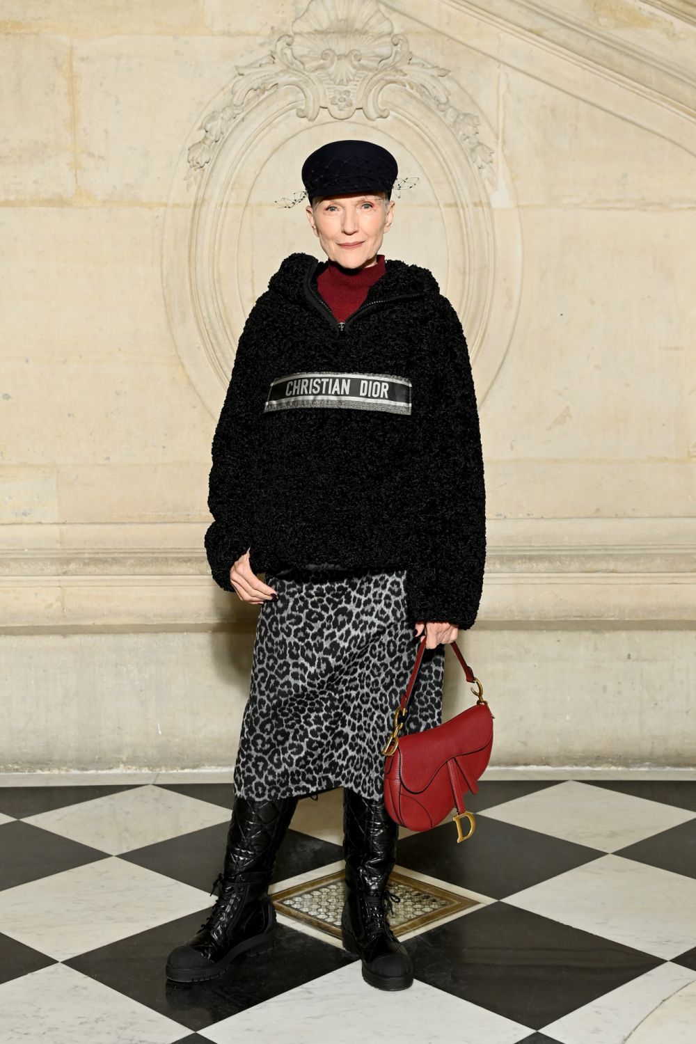 PARIS, FRANCE - JANUARY 24: Maye Musk attends the Dior Haute Couture Spring/Summer 2022 show as part of Paris Fashion Week on January 24, 2022 in Paris, France. (Photo by Pascal Le Segretain/Getty Images For Dior)