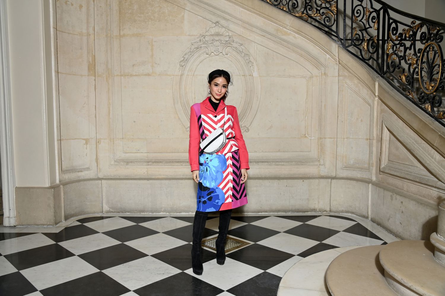 PARIS, FRANCE - JANUARY 24: Heart Evangelista attends the Dior Haute Couture Spring/Summer 2022 show as part of Paris Fashion Week on January 24, 2022 in Paris, France. (Photo by Pascal Le Segretain/Getty Images For Dior)