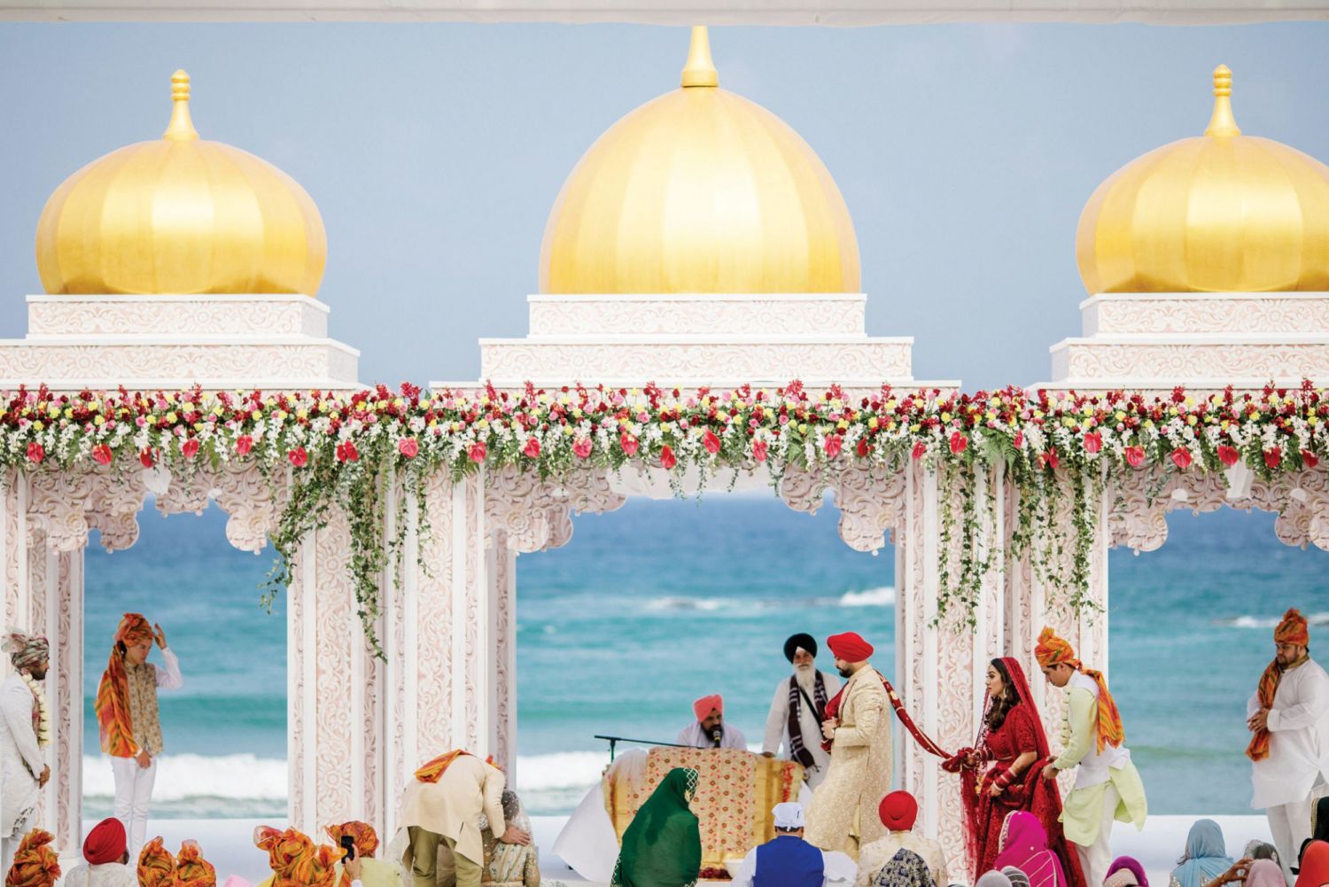 From Manila to Muscat, 400 family members and friends revelled in honour of Roma Hemlani and Jaskaran Singh’s union