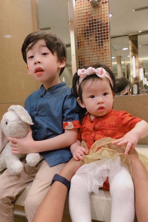 Riley and Alessandra are always excited about Chinese New Year