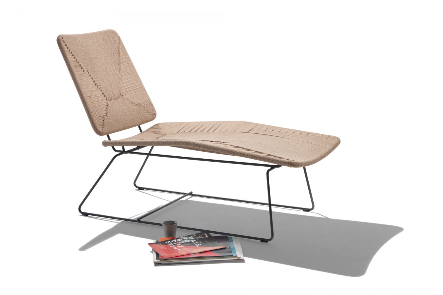 Flexform Echoes outdoor chaise longue, from Flexform Singapore