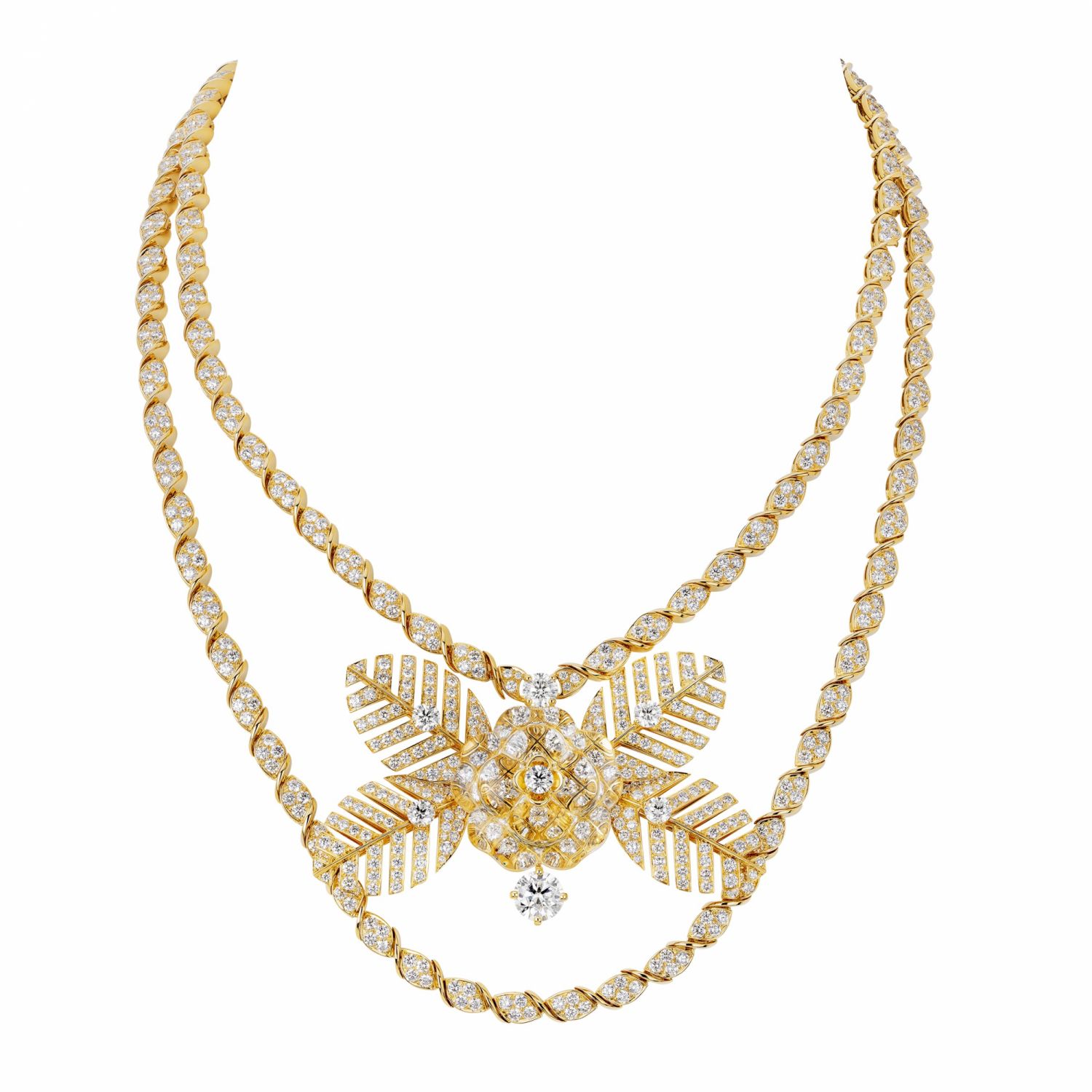 Graff Wild Flower Diamond Sautoir Necklace