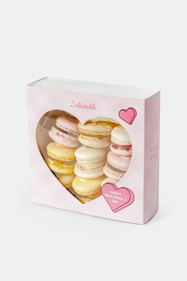 Valentine’s Day Macarons (Photo: Delectable by Su)