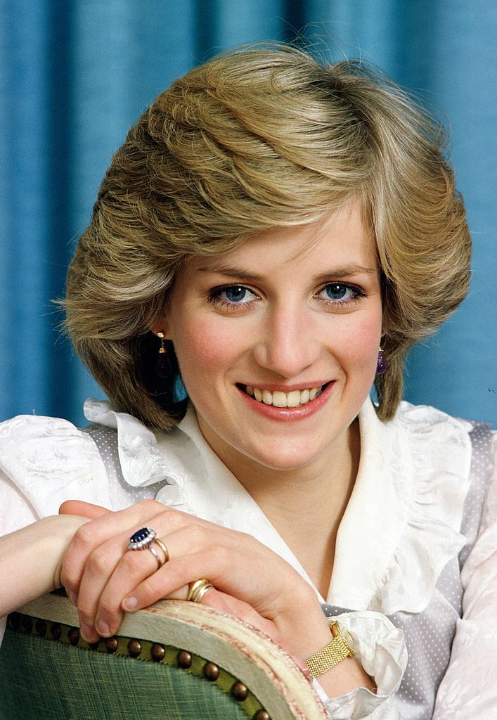 UNITED KINGDOM - FEBRUARY 01: Diana, Princess of Wales at home in Kensington Palace (Photo by Tim Graham Photo Library via Getty Images)