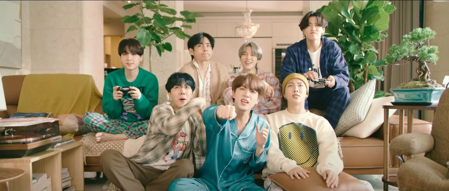 Korean boy band BTS is known to live in a shared apartment together in Hannam The Hill (Image: HYBE Labels)