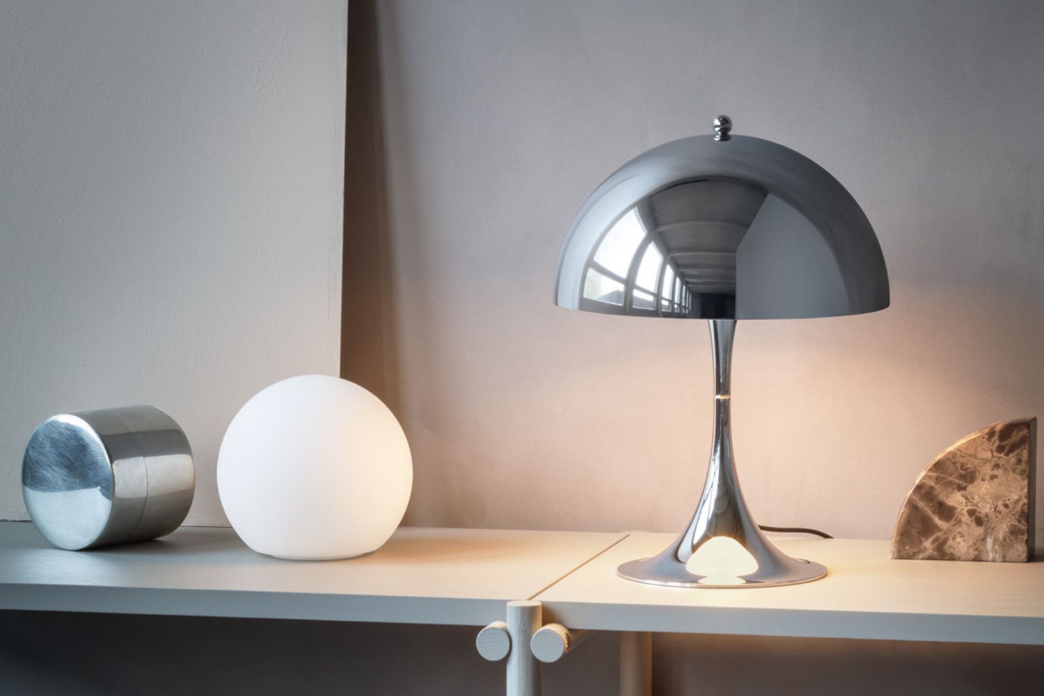 Louis Poulsen Panthella table lamp by Verner Panton, from Grafunkt (Image: Louis Poulsen)