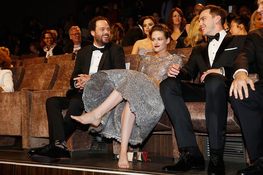 VENICE, ITALY - SEPTEMBER 05: Drake Doremus, Nicholas Hoult and Kristen Stewart attend the premiere of 'Equals' during the 72nd Venice Film Festival at the Sala Grande on September 5, 2015 in Venice, Italy. (Photo by Tristan Fewings/Getty Images)