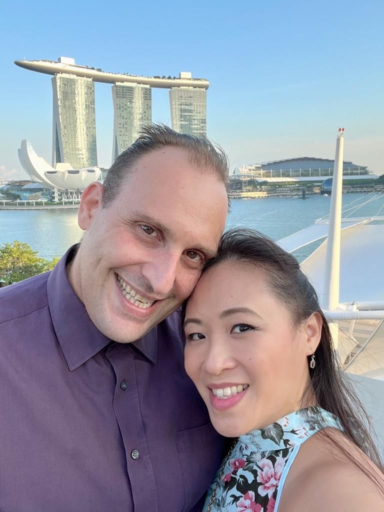 Chef-owner Drew Nocente and Lois Lin