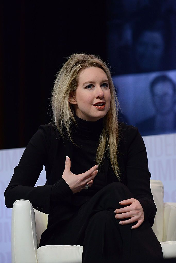PHILADELPHIA, PA - OCTOBER 05: Elizabeth Holmes, Founder & CEO of Theranos speaks at Forbes Under 30 Summit at Pennsylvania Convention Center on October 5, 2015 in Philadelphia, Pennsylvania. (Photo by Lisa Lake/Getty Images)