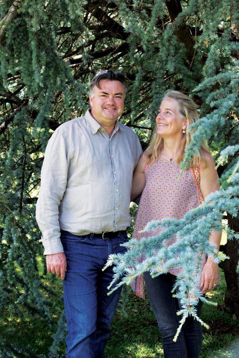 Edouard and Sevrine Miailhe from the sixth generation of the Miailhe family