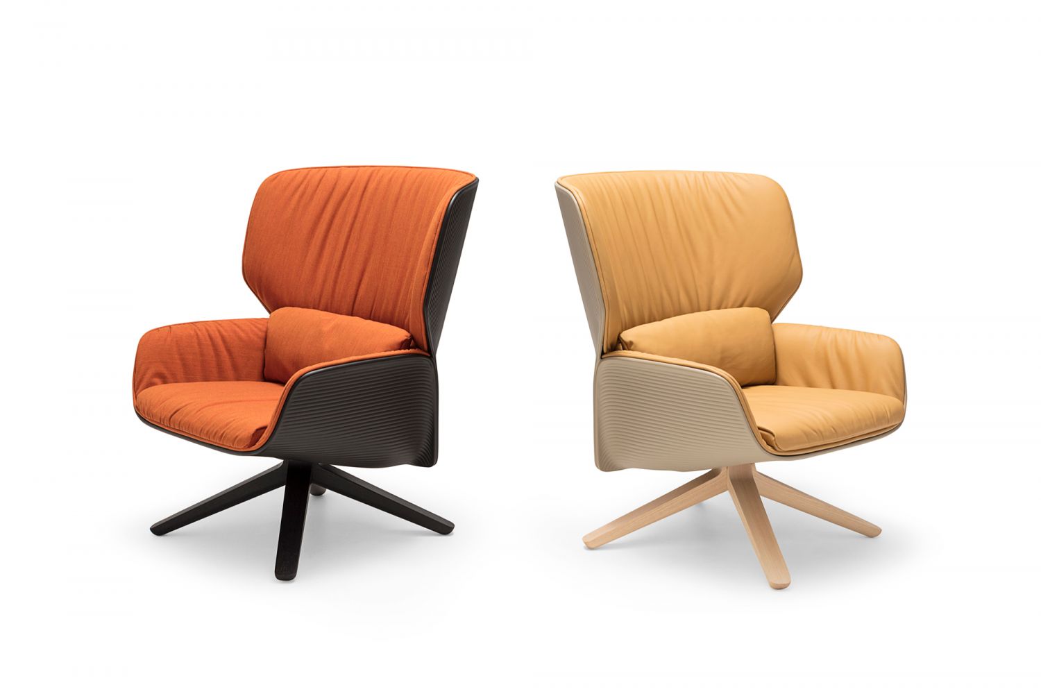 Andreu World Nuez Lounge Bio chair by Patricia Urquiola, from Xtra