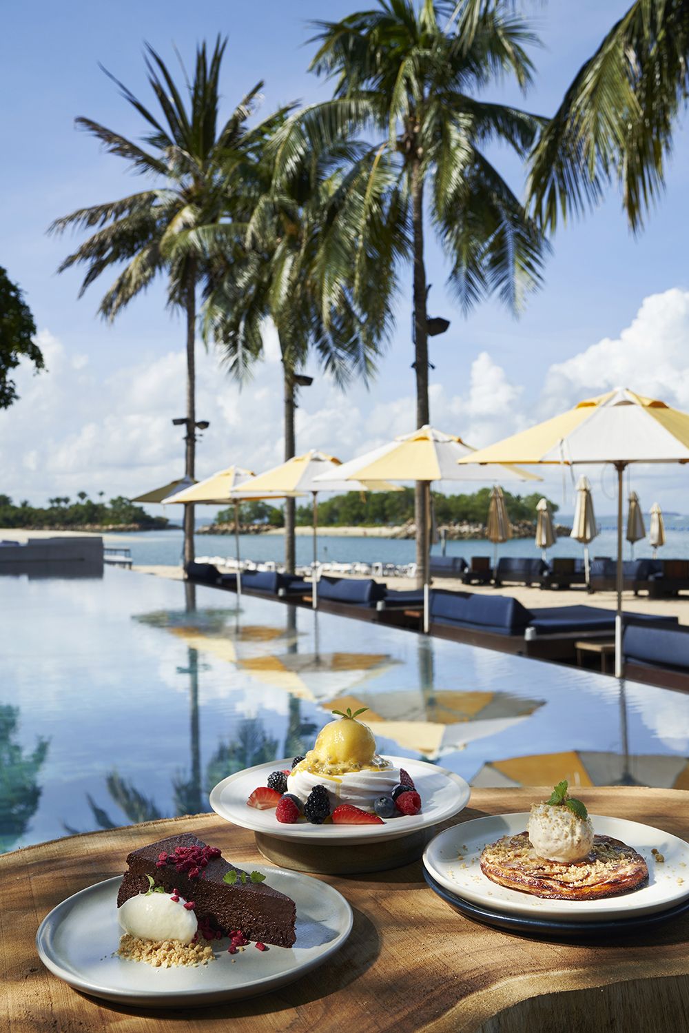 Al fresco dining at Tanjong Beach Club