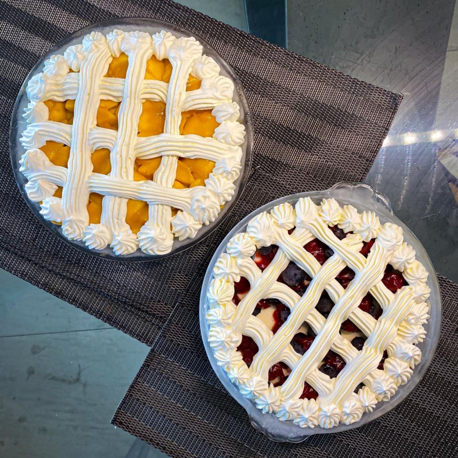 Dimpy’s mango and blueberry iceboxes
