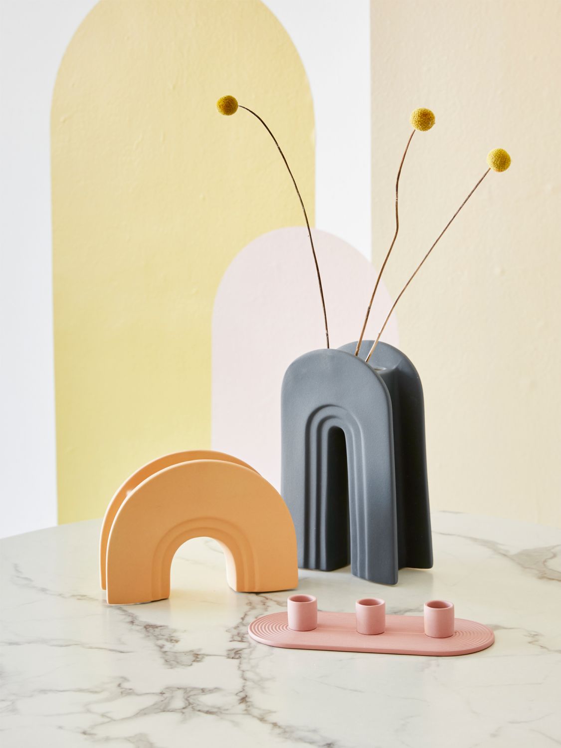 Selecting curvaceous shapes for your decor lends a cosy and tactile feel to the room
