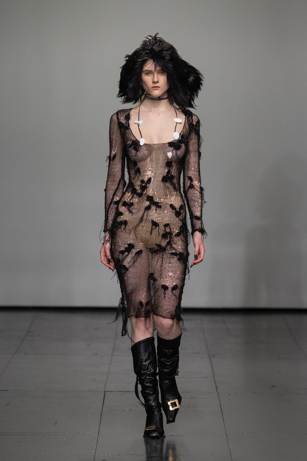 Old Selfridges Hotel, London 20th February 2022. Yuhan Wang presents his collection as part of London Fashion Week SS22. ©Maja Smiejkowska/ Chris Yates Media