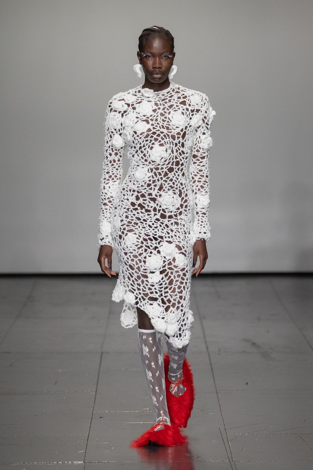Old Selfridges Hotel, London 20th February 2022. Yuhan Wang presents his collection as part of London Fashion Week SS22. ©Maja Smiejkowska/ Chris Yates Media