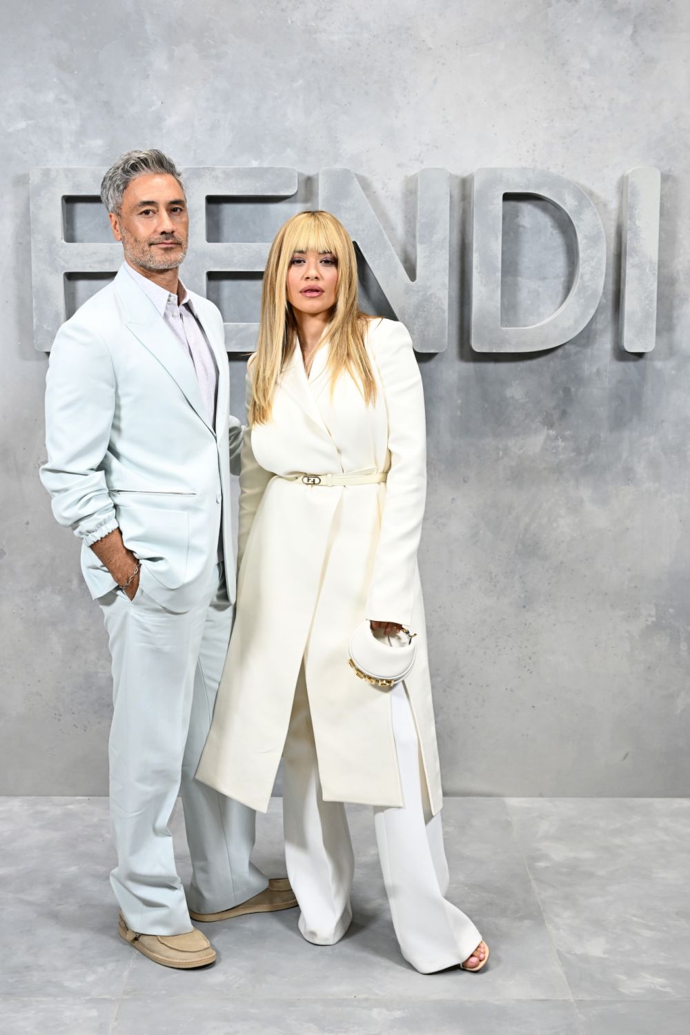 MILAN, ITALY - FEBRUARY 23: attends the Fendi Fashion Show on February 23, 2022 in Milan, Italy. (Photo by Daniele Venturelli/Getty Images for Fendi)