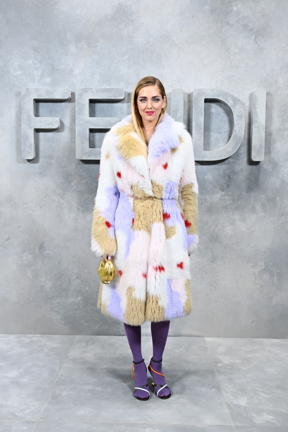 MILAN, ITALY - FEBRUARY 23: attends the Fendi Fashion Show on February 23, 2022 in Milan, Italy. (Photo by Daniele Venturelli/Getty Images for Fendi)
