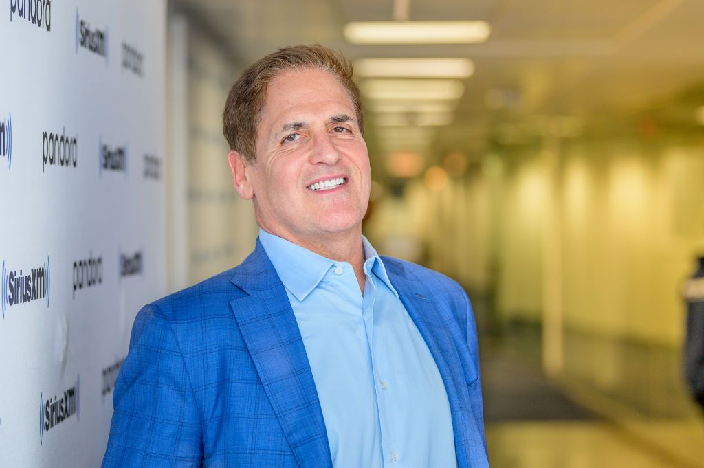 NEW YORK, NEW YORK - FEBRUARY 25: (EXCLUSIVE COVERAGE) Mark Cuban visits "Heather B Live" with host Heather B. Gardner at SiriusXM Studios on February 25, 2020 in New York City. (Photo by Roy Rochlin/Getty Images)