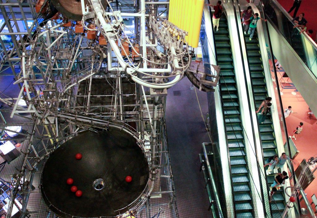 Photo of the Energy Machine exhibit at Hong Kong Science Museum in Tsim Sha Tsui. 03JUL15 (Photo by May Tse/South China Morning Post via Getty Images)