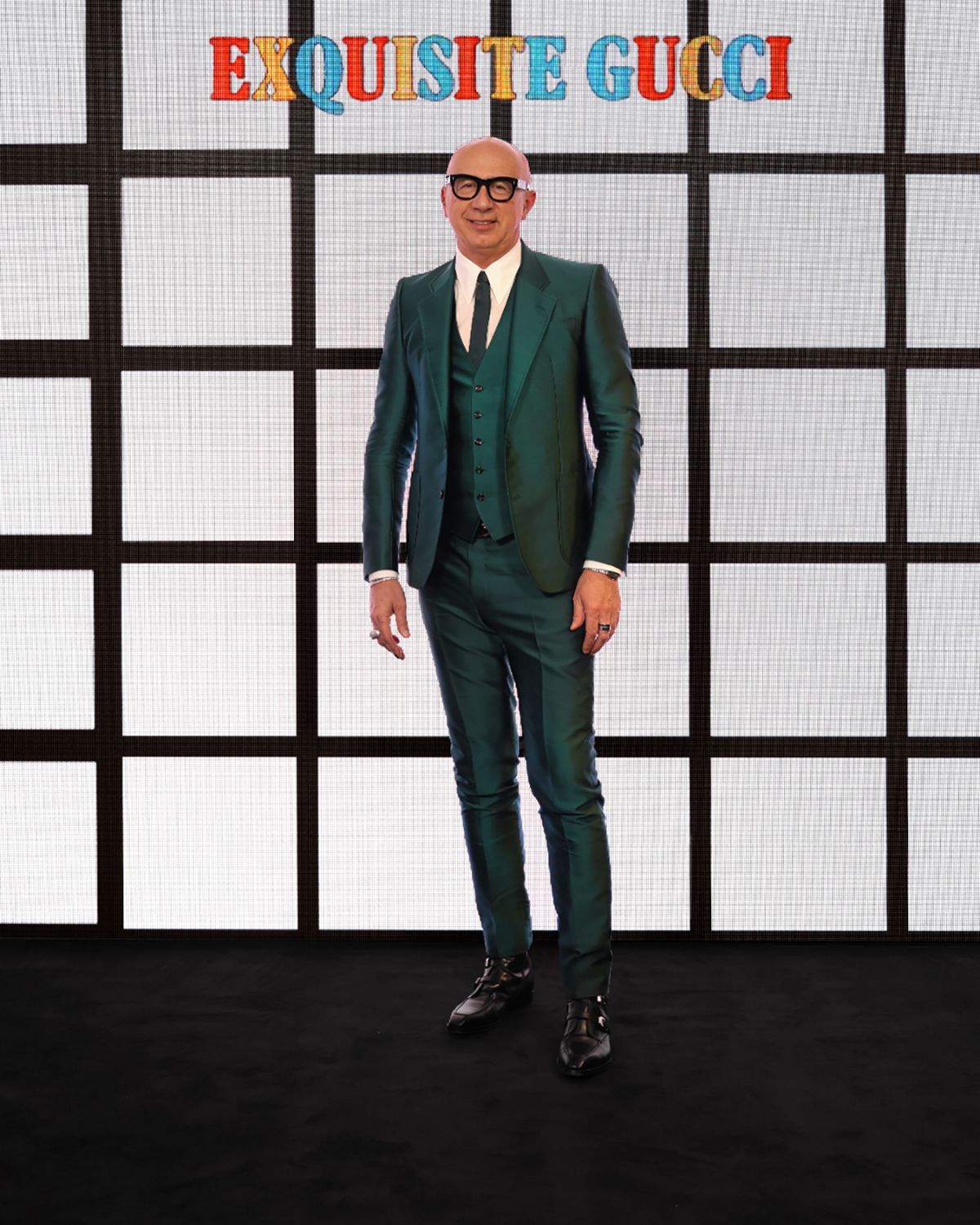 MILAN, ITALY - FEBRUARY 25: Marco Bizzarri arrives at the Gucci show during Milan Fashion Week Fall/Winter 2022/23 on February 25, 2022 in Milan, Italy. (Photo by Vittorio Zunino Celotto/Getty Images for Gucci)