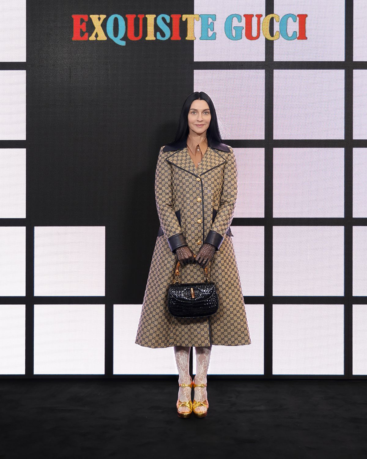 MILAN, ITALY - FEBRUARY 25: arrives at the Gucci show during Milan Fashion Week Fall/Winter 2022/23 on February 25, 2022 in Milan, Italy. (Photo by Vittorio Zunino Celotto/Getty Images for Gucci)