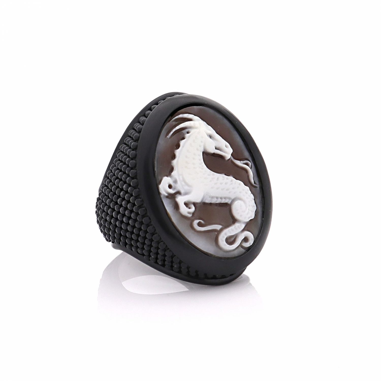 Amedeo Dragon Ring in sterling silver