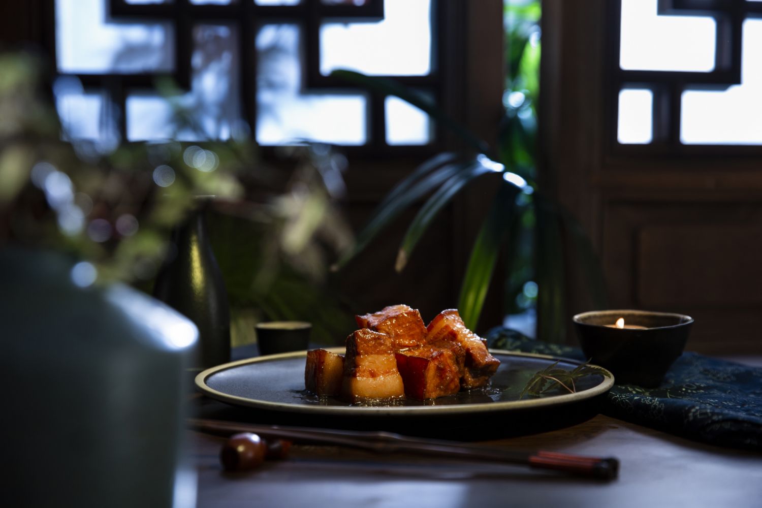 Traditional Chinese,Cuisine,Braised pork in brown sauce