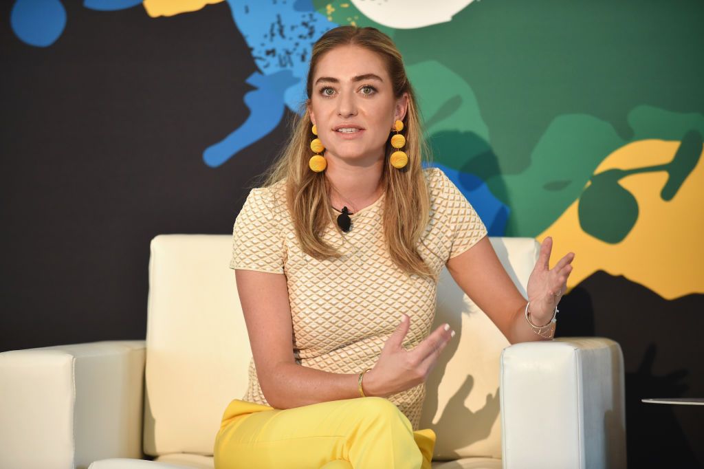 NEW YORK, NY - JULY 22: Whitney Wolfe speaks onstage during OZY FEST 2017 Presented By OZY.com at Rumsey Playfield on July 22, 2017 in New York City. (Photo by Bryan Bedder/Getty Images for Ozy Fusion Fest 2017)