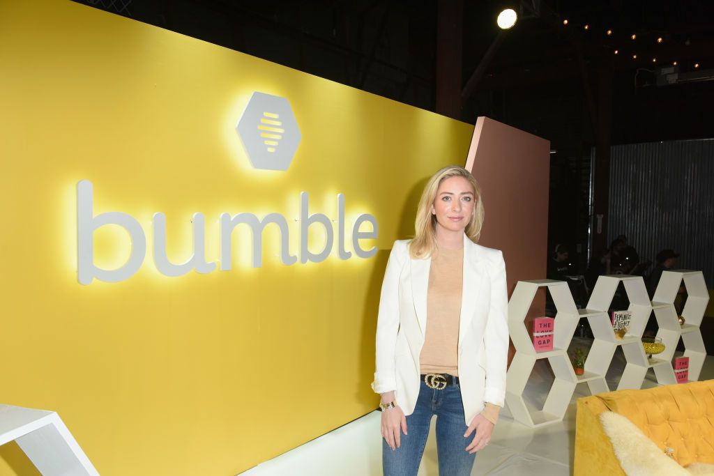 AUSTIN, TX - MARCH 09: Founder and CEO of Bumble Whitney Wolfe attends Bumble Presents: Empowering Connections at Fair Market on March 9, 2018 in Austin, Texas. (Photo by Vivien Killilea/Getty Images for Bumble)