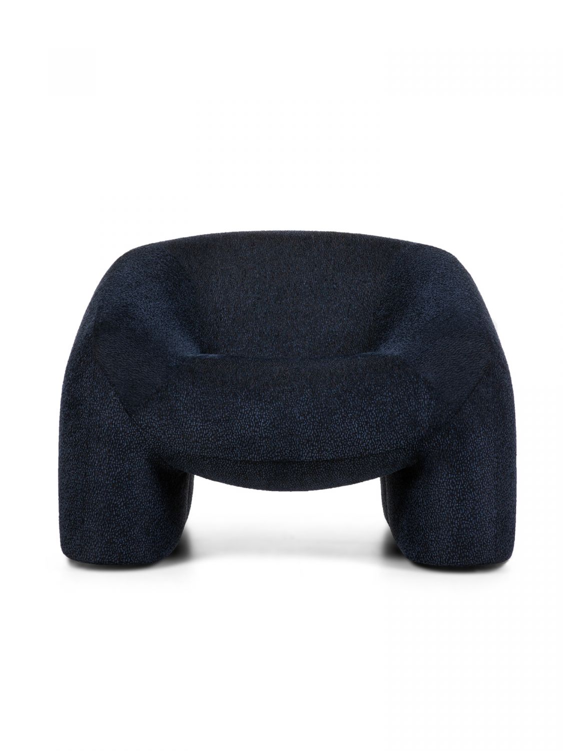 The armchair is configurable in a range of different fabrics and leathers from Moooi