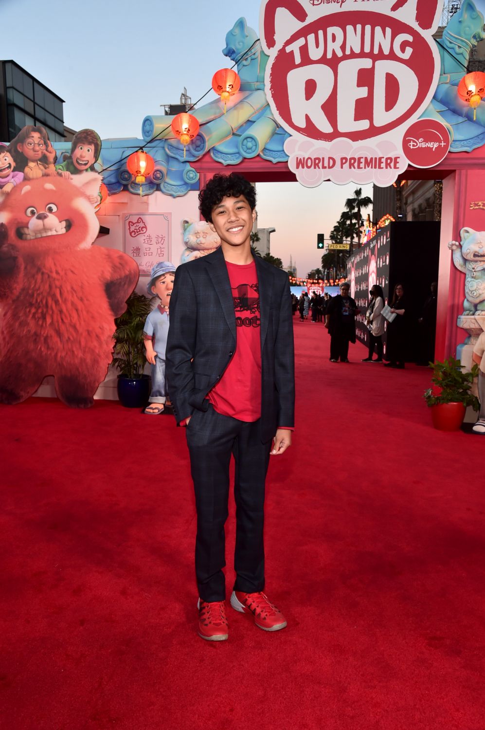 LOS ANGELES, CALIFORNIA - MARCH 01: Tristan Allerick Chen attends the world premiere of Disney and Pixar's Turning Red at El Capitan Theatre in Hollywood, California on March 01, 2022 to celebrate the launch on Disney+ on March 11th. (Photo by Alberto E. Rodriguez/Getty Images for Disney)