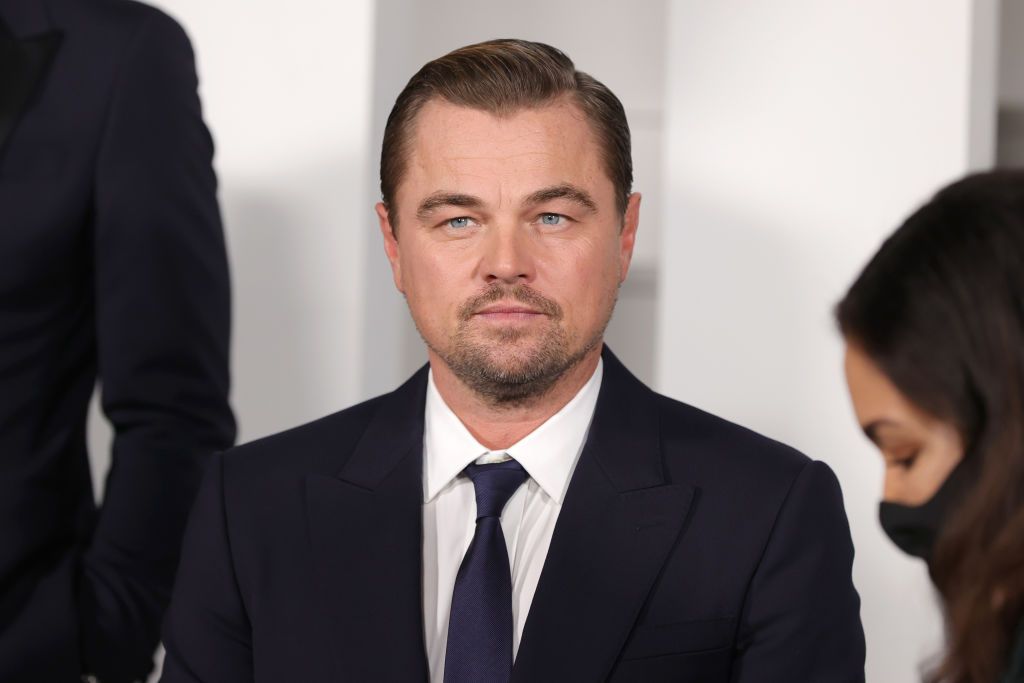 NEW YORK, NEW YORK - DECEMBER 05: Leonardo DiCaprio attends the world premiere of Netflix's "Don't Look Up" on December 05, 2021 in New York City. (Photo by Dia Dipasupil/FilmMagic,)