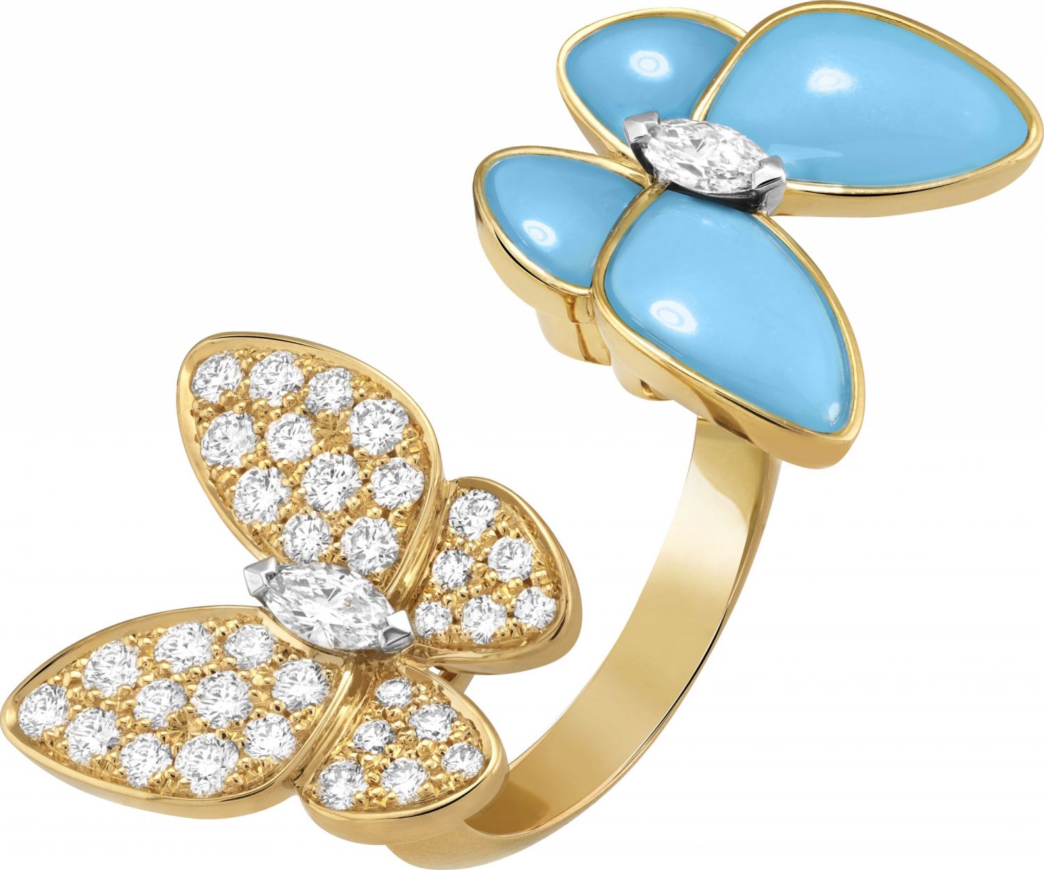 Two Butterfly Between the Finger指間戒