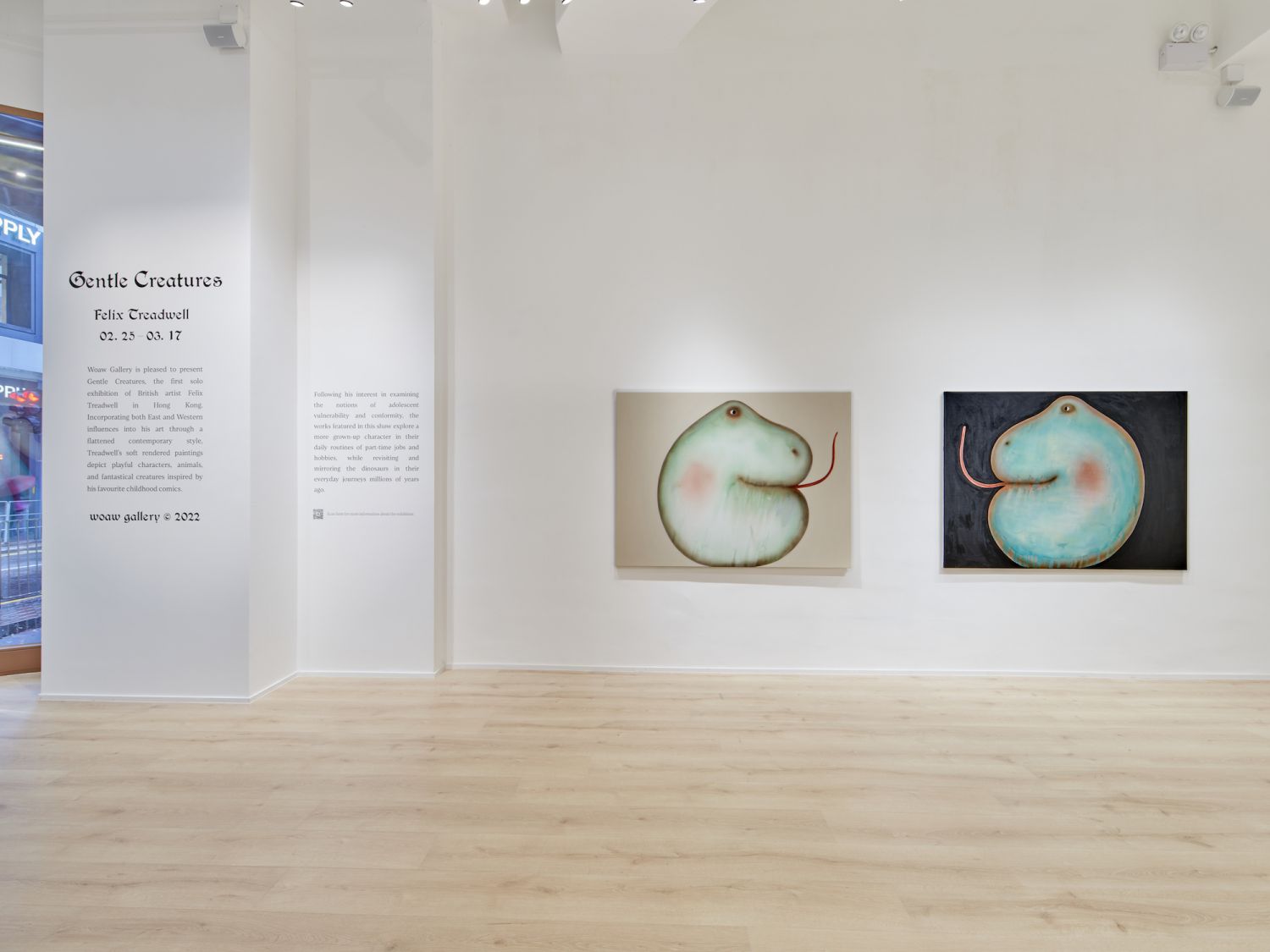 Woaw Gallery X Felix Treadwell 個展「Gentle Creatures」