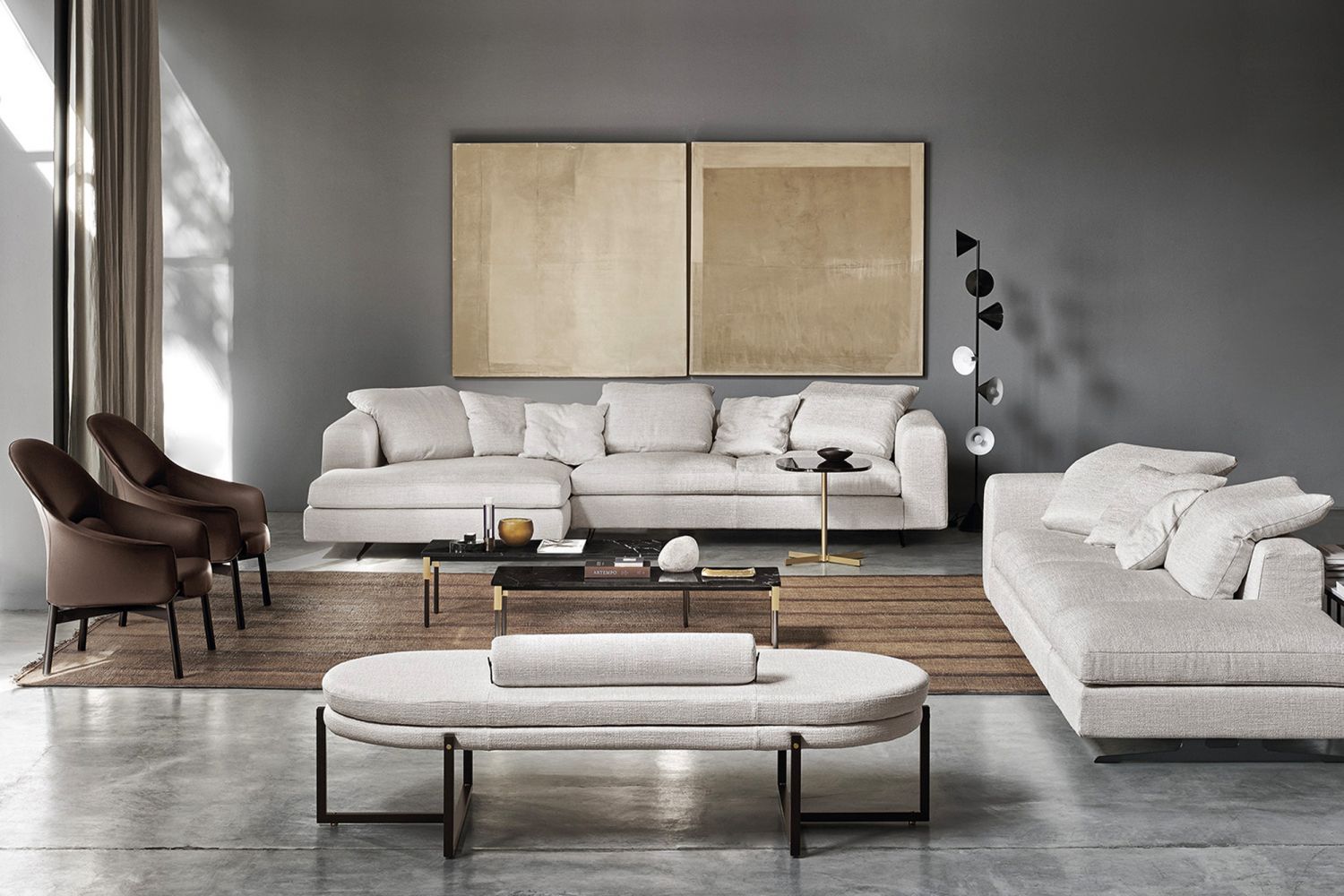 Arflex Sigmund daybed by Studio Asai, from Space Furniture (Image: Space Furniture)