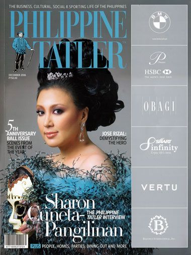 Megastar Sharon Cuneta for Tatler Philippines (formerly Philippine Tatler)