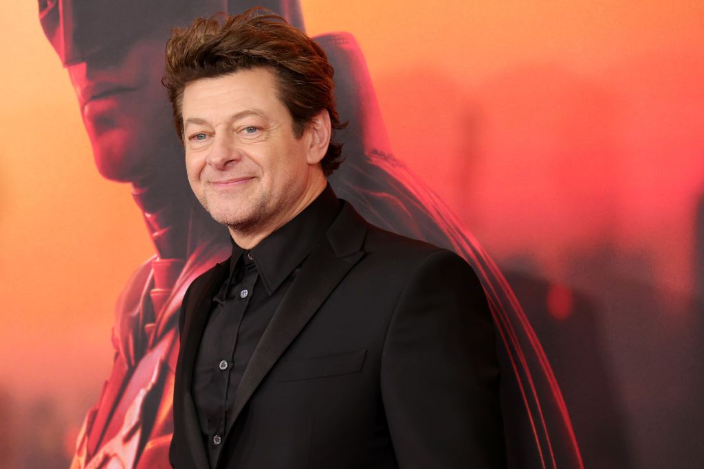 NEW YORK, NEW YORK - MARCH 01: Andy Serkis attends "The Batman" World Premiere on March 01, 2022 in New York City. (Photo by Cindy Ord/WireImage)