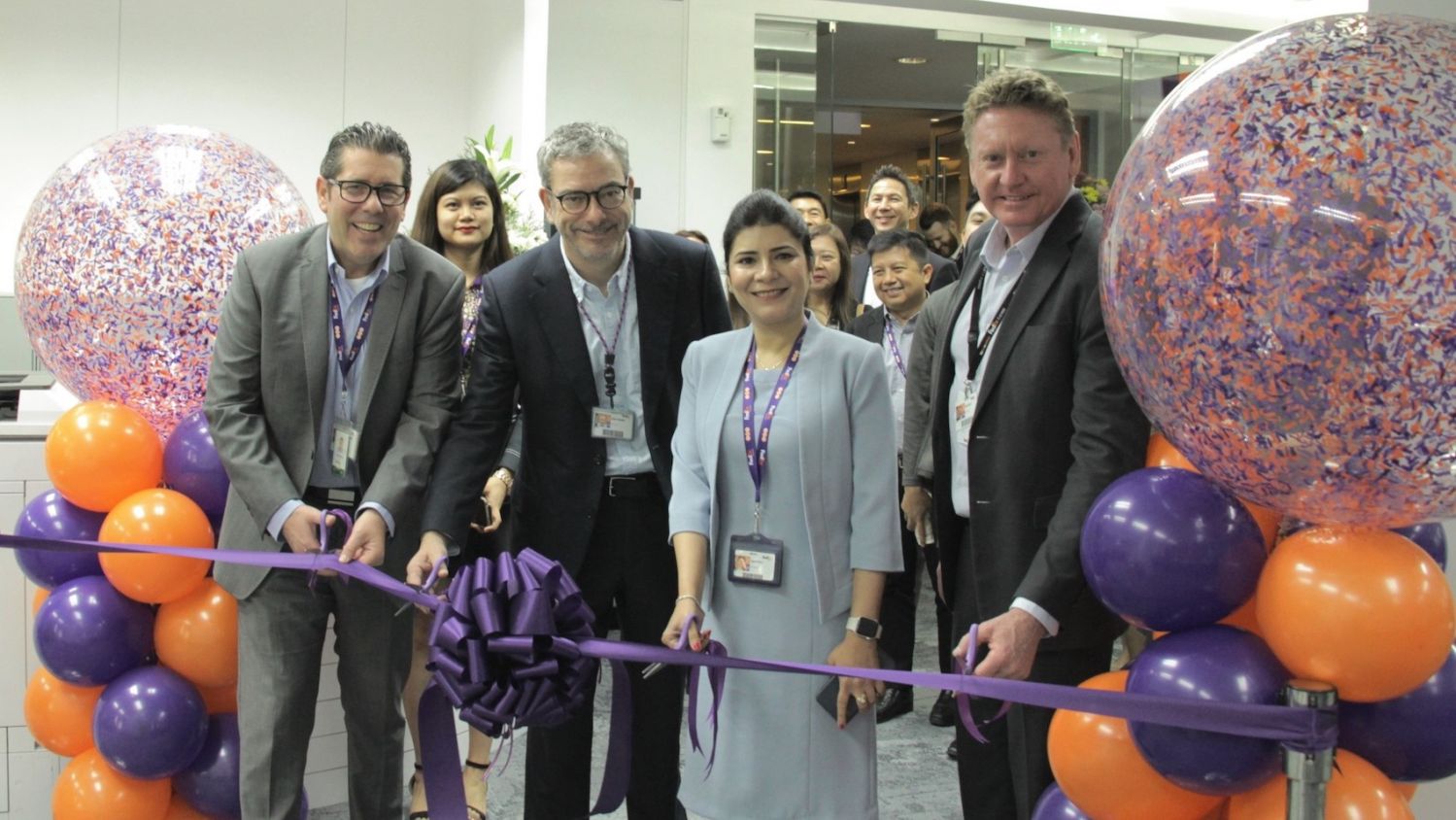 Kawal Preet at the inauguration of the refurbished FedEx Philippines office in Makati