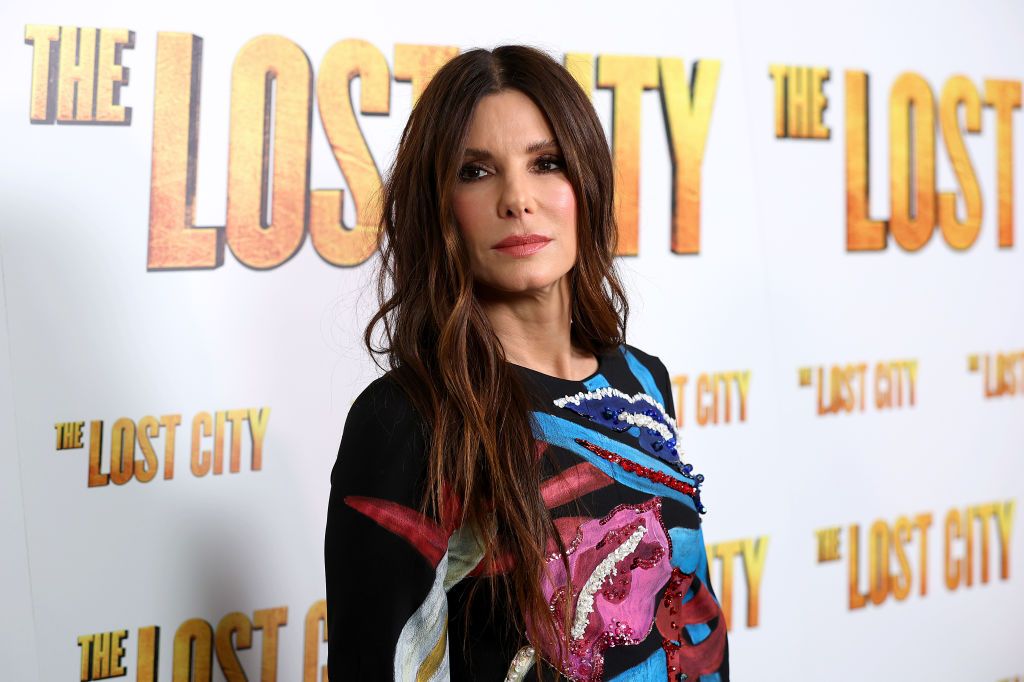 NEW YORK, NEW YORK - MARCH 14: Sandra Bullock attends the New York Tastemaker screening of "The Lost City" at the Whitby Hotel on March 14, 2022 in New York, New York. (Photo by Monica Schipper/Getty Images for Paramount Pictures)
