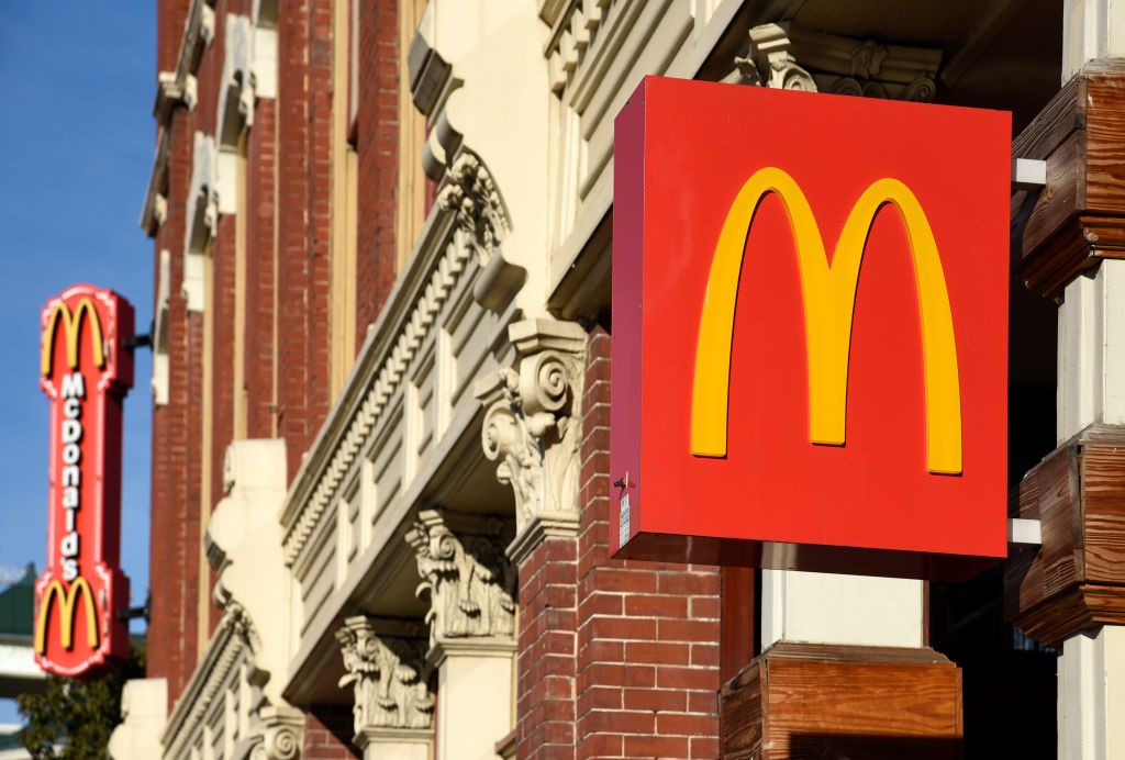 SAN ANTONIO, TEXAS - DECEMBER 11, 2018: A McDonald's fast food restaurant in downtown San Antonio, Texas. (Photo by Robert Alexander/Getty Images)