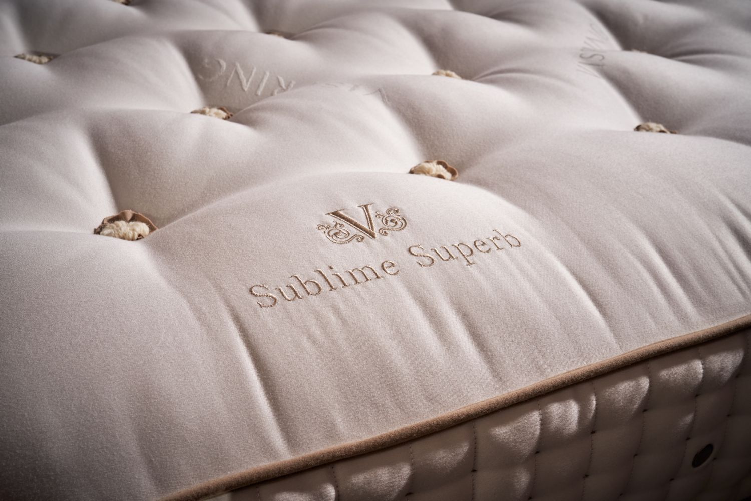 Each mattress is side-stitched by hand for durability, and finished with premium finishes for unparalleled comfort