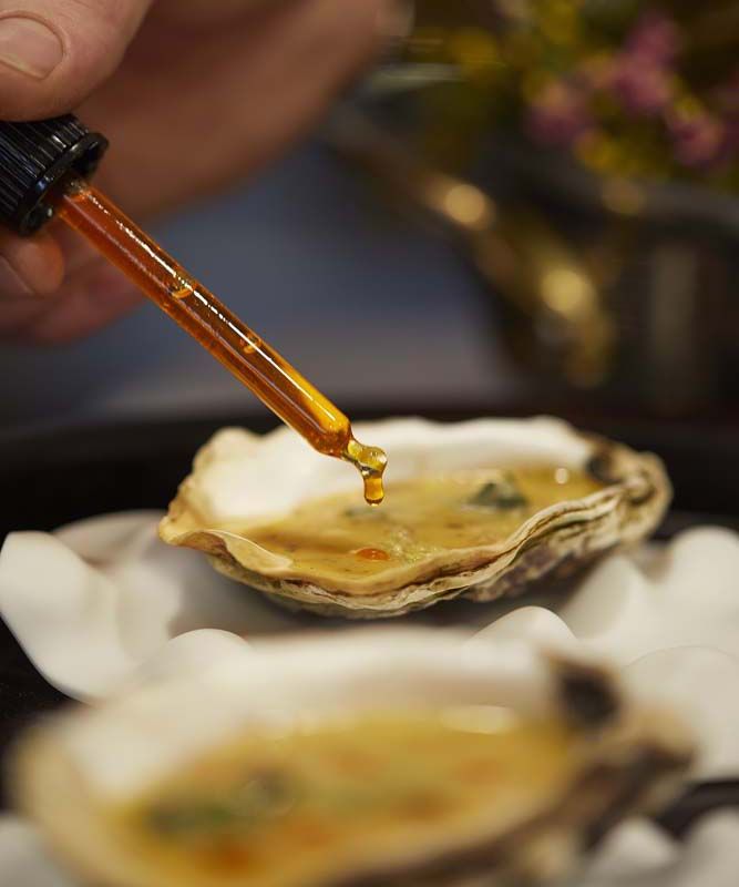 Grilled oyster