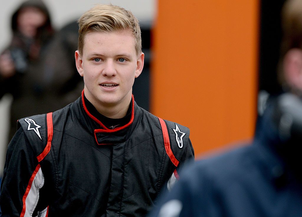 OSCHERSLEBEN, GERMANY - APRIL 08: Mick Schumacher of Germany, (son of Michael Schumacher) looks on during the ADAC GT Masters 2015 Test Days at Motorsport Arena Oschersleben on April 8, 2015 in Oschersleben, Germany. (Photo by Hardy Gertz/Bongarts/Getty Images)